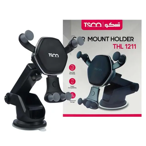 پایه نگهدارنده گوشی موبایل تسکو مدل THL 1211 TSCO THL 1211 Car Mount Holder - 5