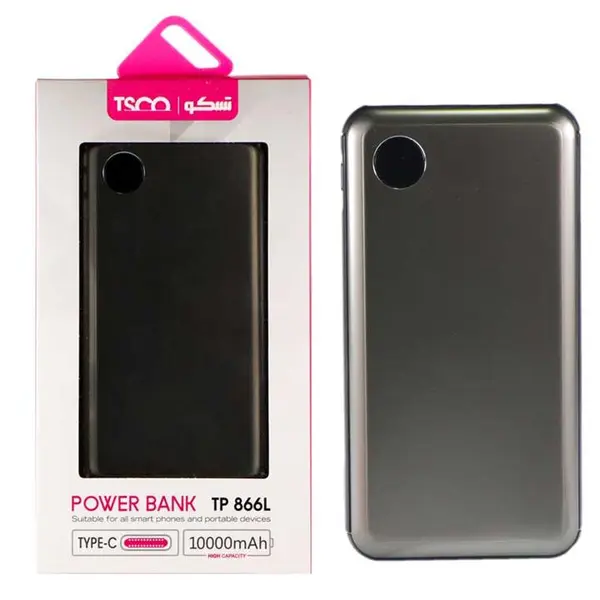 شارژر همراه تسکو مدل TP 866L ظرفیت 10000 میلی آمپر ساعت TSCO TP 866L 10000mAh Powerbank - 3