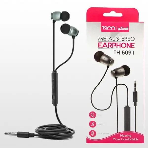 هندزفری TSCO TH 5091 TSCO TH 5091 Headphones - 2