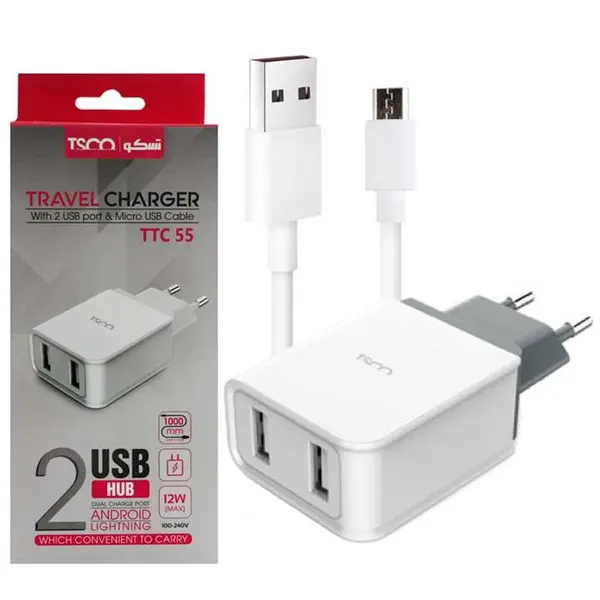 آداپتور TSCO مدل TTC 55 Tsco wall chaeger TTC 55 - 4