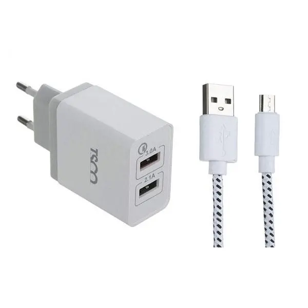 شارژر دیواری مدل TTC 38 TSCO TTC 38 Wall Charger with microUSB Cable - 3