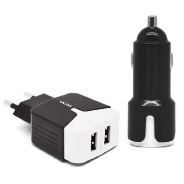 شارژر دیواری تسکو مدل ttc41 به همراه شارژر فندکی Charger TSCO TTC 41 - 4