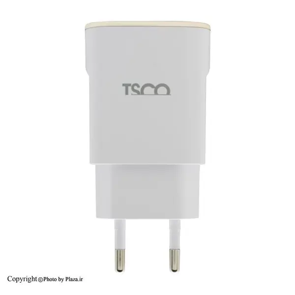 شارژر دیواری دو پورت تسکو مدل TTC 57 همراه با کابل MicroUSB طول 1 متر