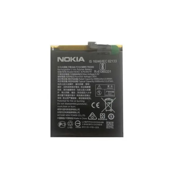 باتری نوکیا 8.1 مدل HE363 ظرفیت 3400 میلی آمپر ساعت - 3