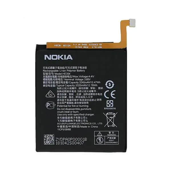 باتری نوکیا 9 PureView مدل HE354 ظرفیت 3320 میلی آمپر ساعت - 4