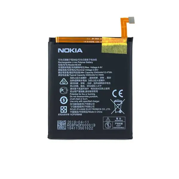 باتری نوکیا 9 PureView مدل HE354 ظرفیت 3320 میلی آمپر ساعت - 3