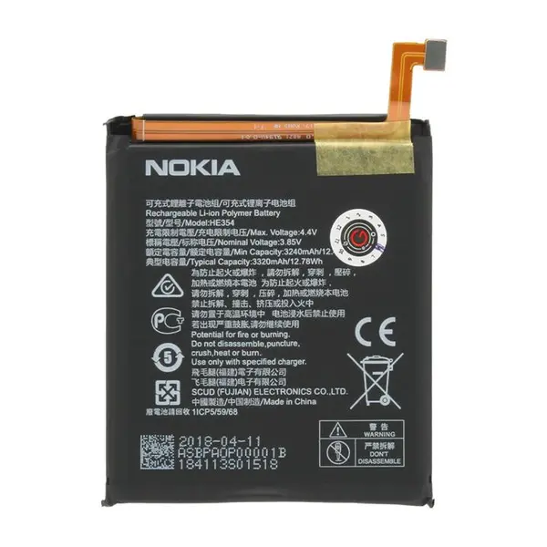 باتری نوکیا 9 PureView مدل HE354 ظرفیت 3320 میلی آمپر ساعت - 5