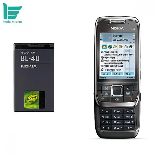 باتری موبایل نوکیا مدل BL-4U - ظرفیت 1000 میلی آمپر مناسب موبایل Nokia slide 6600i - 3