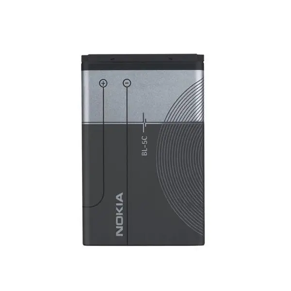باتری موبایل نوکیا مدل BL-5C با ظرفیت 1020 میلی آمپر ساعت مناسب برای گوشی موبایل Nokia 5C