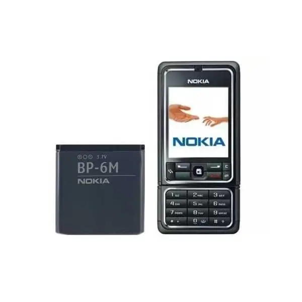 باتری موبایل نوکیا مدل BP-6M با ظرفیت 1100 میلی آمپر - مناسب گوشی موبایل NOKIA 3250 - 3