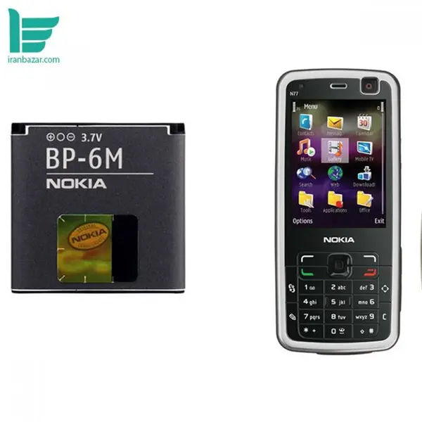 باتری موبایل نوکیا مدل BP-6M با ظرفیت 1100 میلی آمپر - مناسب گوشی موبایل NOKIA 3250 - 4