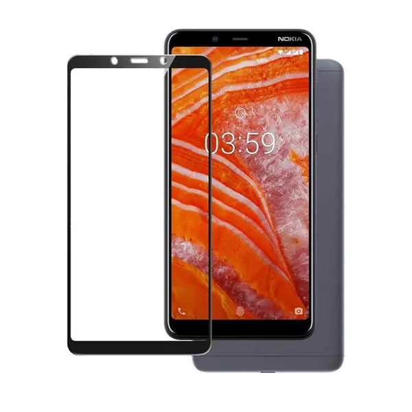 محافظ صفحه نانو تمام چسب نوکیا BUFF Full Glass | Nokia 3.1 Glass Full Nokia 3.1 - 4