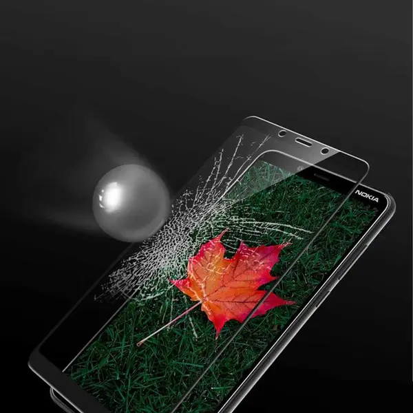 گلس فول و محافظ تمام صفحه گوشی Nokia 3.1 Nokia 3.1 Plus Glass Screen Protector - 4
