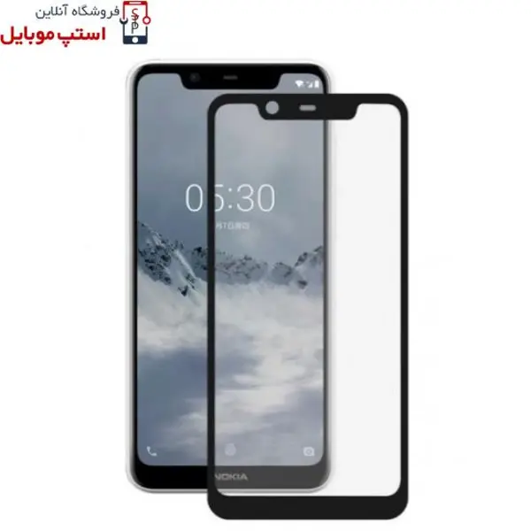 گلس شیشه ای فول تمام صفحه NOKIA 5.1 Full Glass Screen Protector For NOKIA 5.1 - 2