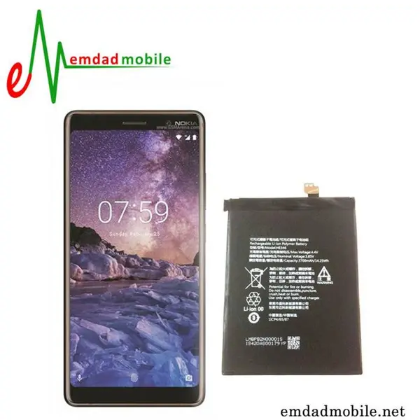 باتری نوکیا Nokia 7 Plus-HE347 Nokia 7 Plus HE347 Battery - 2