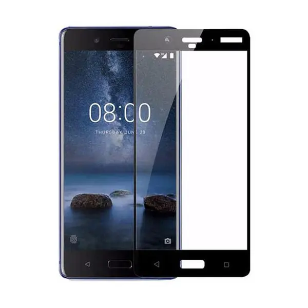 گلس تمام چسب Nokia 8 - 2