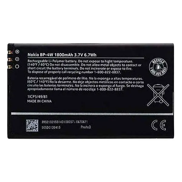 باتری نوکیا Nokia Lumia 822 مدل BP-4W - 5
