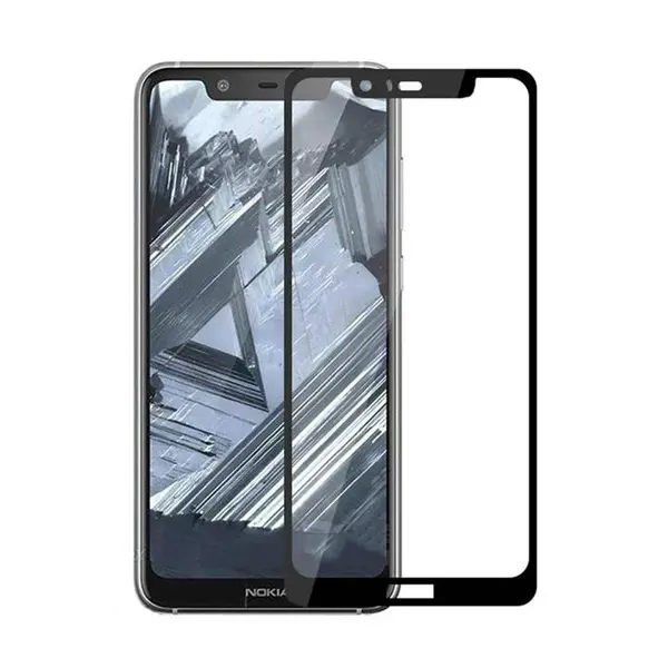 محافظ صفحه شیشه ای تمام صفحه تمام چسب مارک TT نوکیا Nokia 5.1 Plus / X5... Nokia 5.1 Plus / X5 Mocol Glass - 4