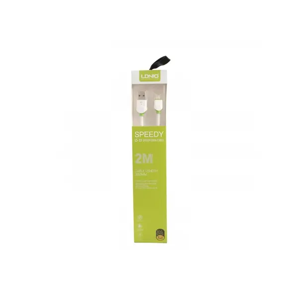 کابل شارژ و دیتا 2 متر مدل LDNIO LS-33 - 3