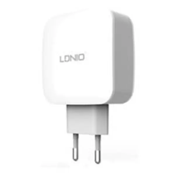 شارژر دیواری 3.4 آمپر الدینیو مدل DL-AC70 LDNIO DL-AC70 3.4A Triple USB Charger - 5