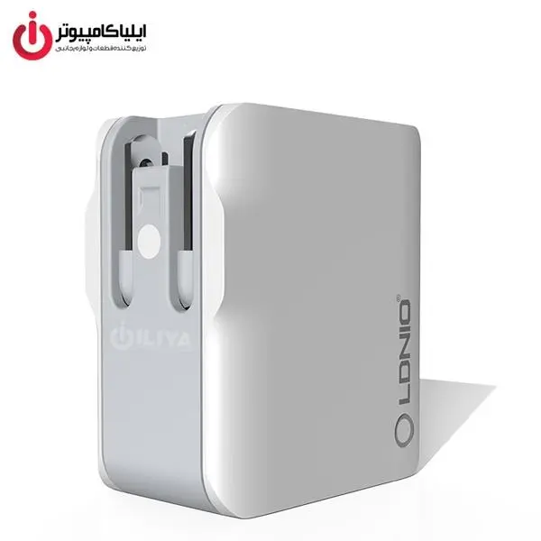 شارژر دیواری 3 خروجی الدینیو LDNIO مدل A3303 همراه با کابل LDNIO A3303 3-Port USB Wall Travel Charger - 2