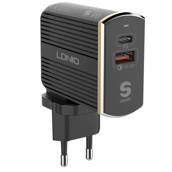 شارژر یک تیکه الدینیو مدل A2502C LDNIO A2502Q QC3.0 USB Charger - 4