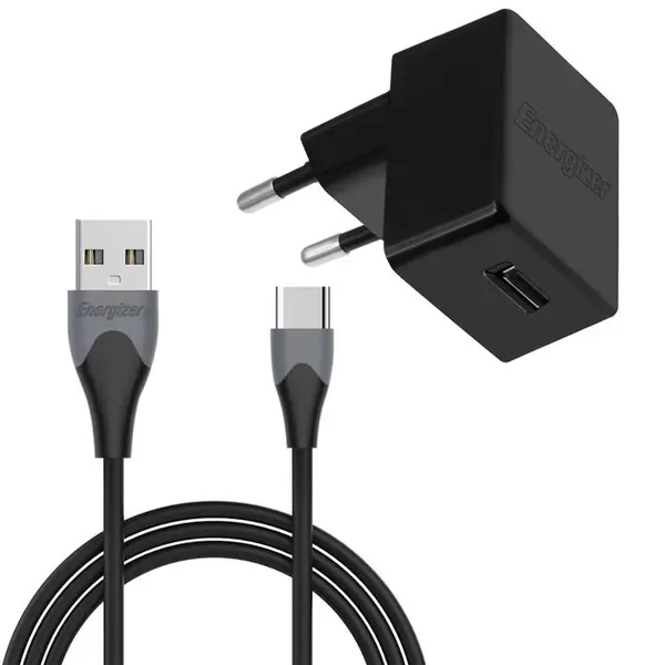 شارژر دیواری انرجایزر مدل AC1Q3EUUC23 به همراه کابل تبدیل USB-C - 2