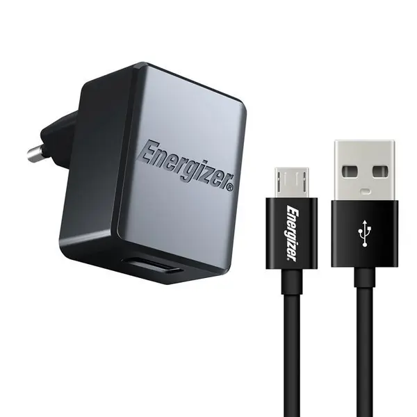 انرجایزر شارژر دیواری انرجایزر مدل ACA1AEUCMC3 به همراه کابل تبدیل microUSB - 2