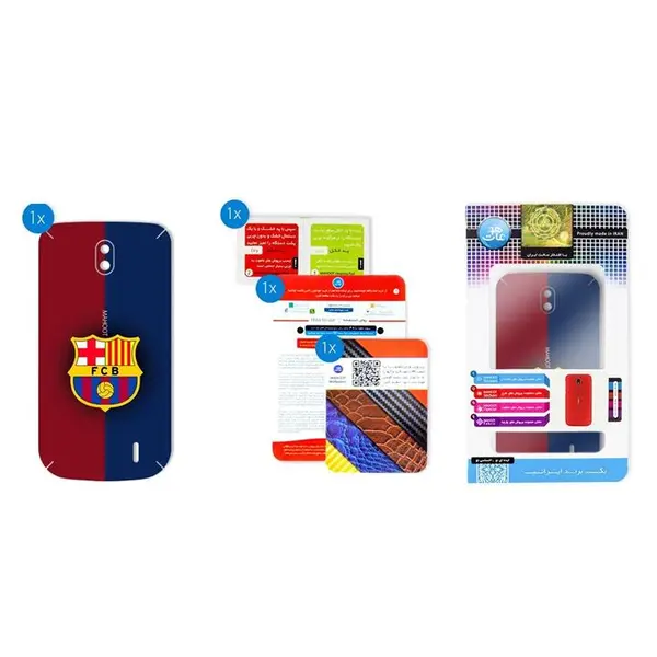 برچسب تزئینی ماهوت مدل BARCELONA Design مناسب برای گوشی Nokia 1 - 2