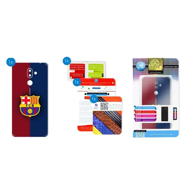 برچسب تزئینی ماهوت مدل BARCELONA Design مناسب برای گوشی Nokia 7 Plus