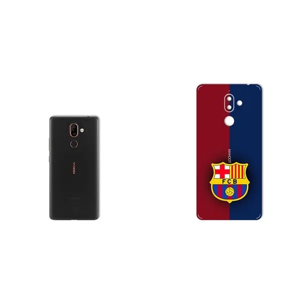 برچسب تزئینی ماهوت مدل BARCELONA Design مناسب برای گوشی Nokia 7 Plus