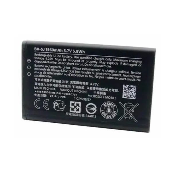 باتری موبایل مدل BV-5J با ظرفیت 1560mAh مناسب برای گوشی موبایل لومیا 435 Battery BV-5J Nokia Lumia 435 - 2
