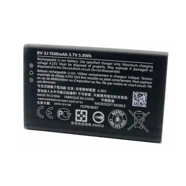 باتری موبایل مدل BV-5J با ظرفیت 1560mAh مناسب برای گوشی موبایل لومیا 435 Battery BV-5J Nokia Lumia 435 - 3