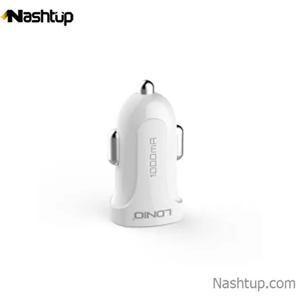 شارژر فندکی الدینیو مدل C17 با کابل microUSB و لایتنینگ LDNIO DL C17 Car Charger With microUSB Cable - 5