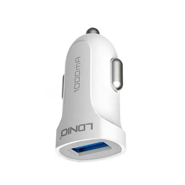 شارژر فندکی الدینیو مدل C17 با کابل microUSB و لایتنینگ LDNIO DL C17 Car Charger With microUSB Cable - 4