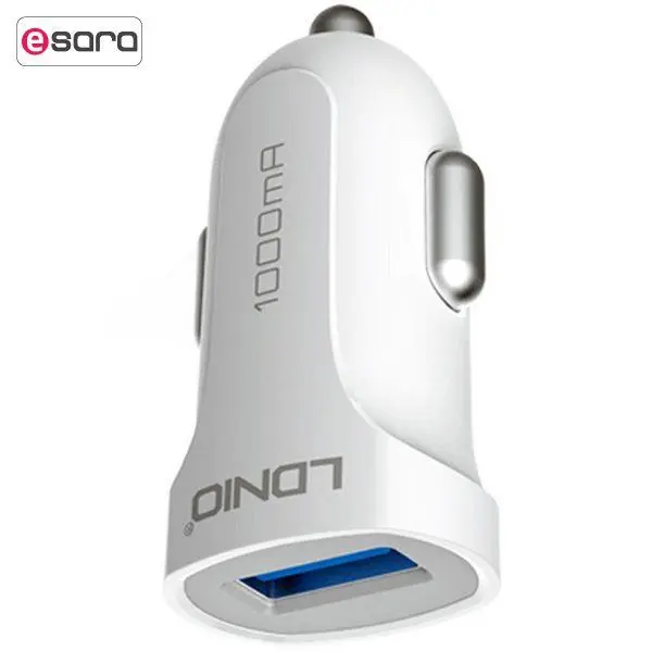شارژر فندکی الدینیو مدل C17 با کابل microUSB و لایتنینگ LDNIO DL C17 Car Charger With microUSB Cable - 3