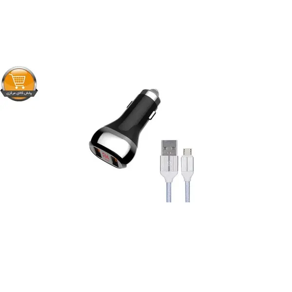 شارژر فندکی الدینیو مدل C2 به همراه کابل USB-C - 4