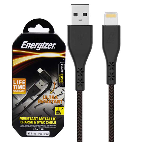 Energizer C41C2AGBKT 1.2m lightning cable