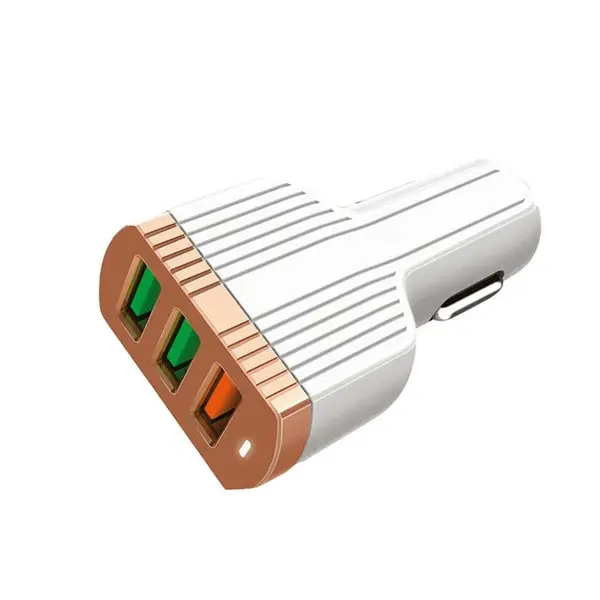 شارژر فندکی الدینیو مدل C702Q همراه با کابل MicroUSB - 2