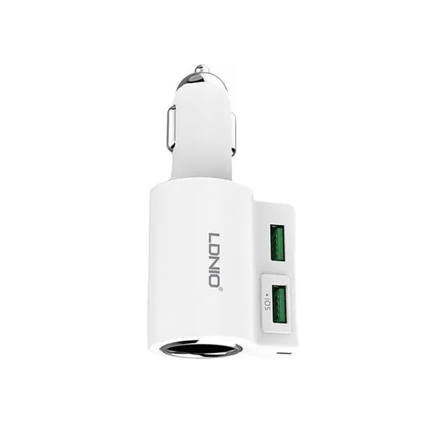 شارژر فندکی الدینیو مدل CM10 LDNIO CM10 Car Charger - 4