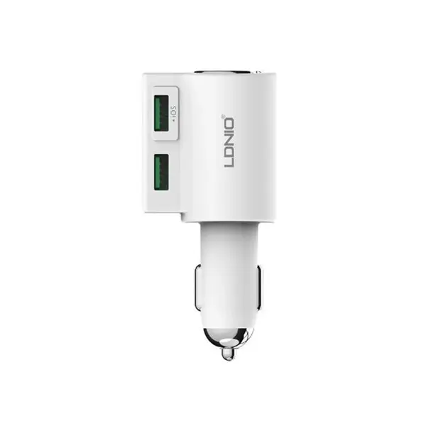 شارژر فندکی الدینیو مدل CM10 LDNIO CM10 Car Charger - 2