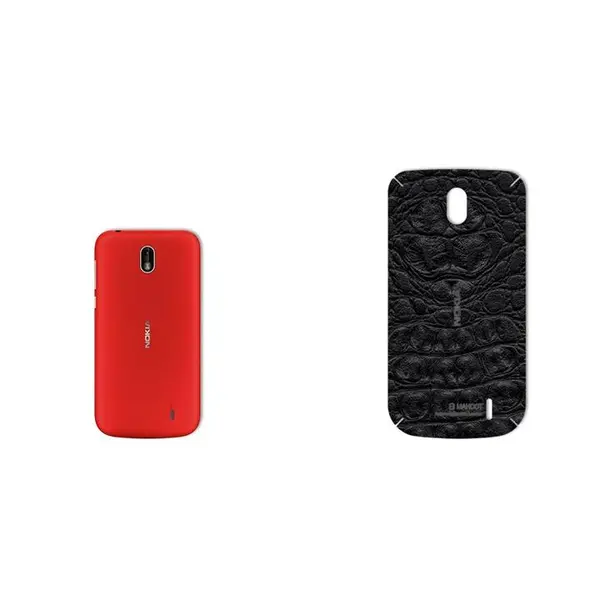 برچسب تزئینی ماهوت مدل Crocodile Leather مناسب برای گوشی Nokia 1 - 2