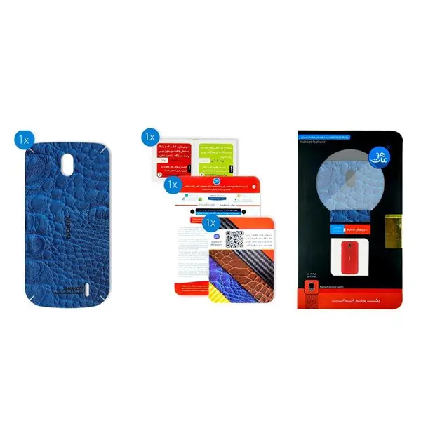 برچسب تزئینی ماهوت مدل Crocodile Leather مناسب برای گوشی Nokia 1 - 4