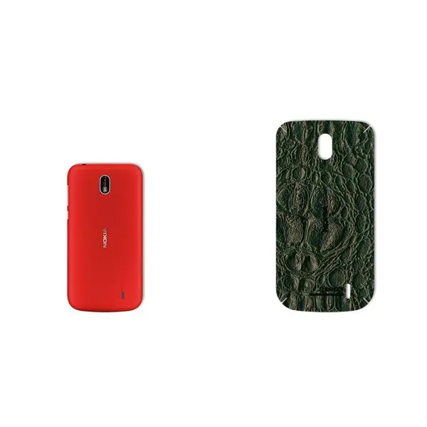 برچسب تزئینی ماهوت مدل Crocodile Leather مناسب برای گوشی Nokia 1 - 3