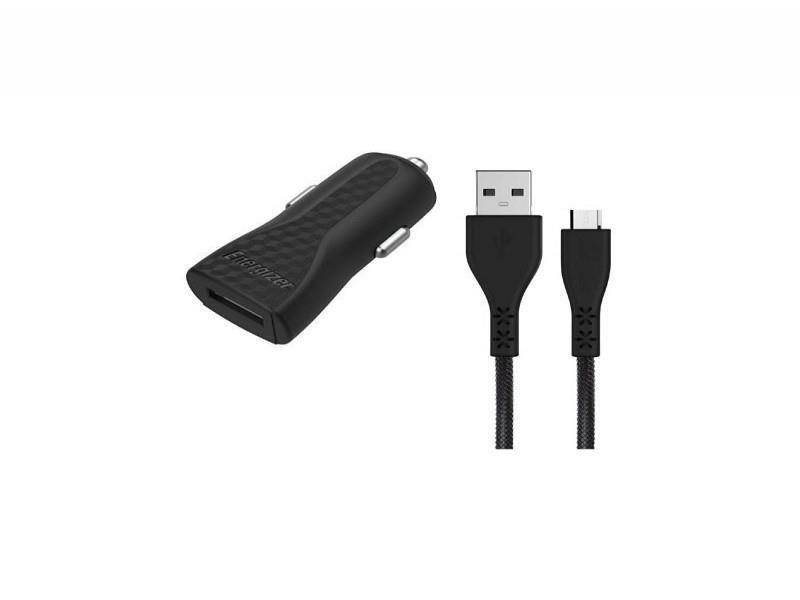 شارژر فندکی انرجایزر مدل DC1ALMCM به همراه کابل MicroUSB