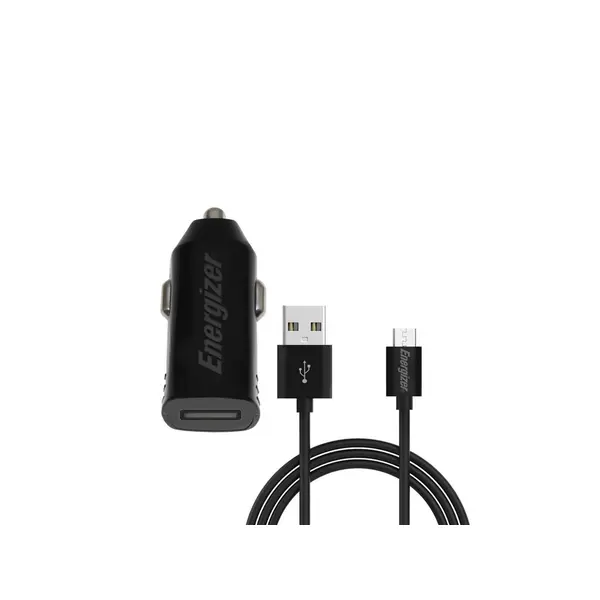 شارژر فندکی انرجایزر مدل DCA1ACMC3 به همراه کابل تبدیل microUSB
