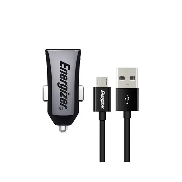 شارژر فندکی انرجایزر مدل DCA1ACMC3 به همراه کابل تبدیل microUSB