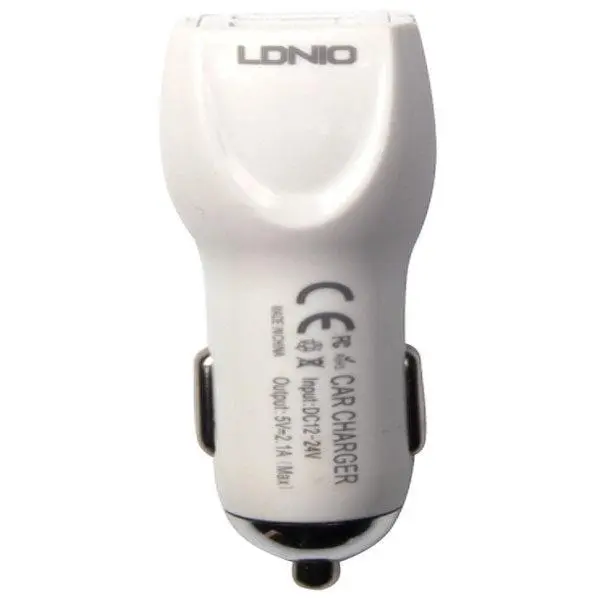 شارژر فندکی الدینیو مدل DL-112 به همراه کابل تبدیل microUSB Ldino DL-112 Car Charger - 2