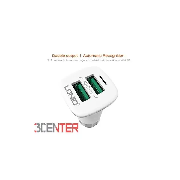 شارژر فندکی ال دینیو مدل DL-C301 همراه با کابل MicroUSB - 3