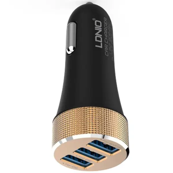 شارژر فندکی الدینیو مدل DL-C50 همراه با کابل microUSB LDNIO DL-C50 Car Charger With microUSB Cable - 2